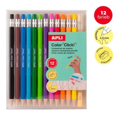 APLI vysúvacie pastelky v blistri, 12 ks