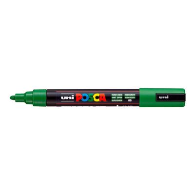 Uni Posca fixka PC-5M, 2,5 mm, lesná zelená