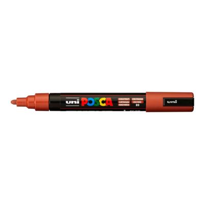 Uni Posca fixka PC-5M, 2,5 mm, gaštanová