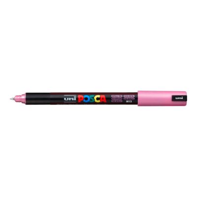 Uni Posca liner PC-1MR, 0,7 mm, metalická rúžová