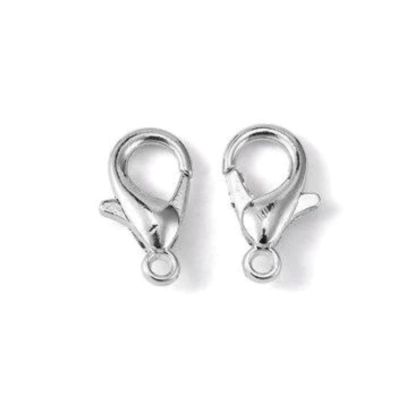 Karabínka 12 mm, platina 10 ks