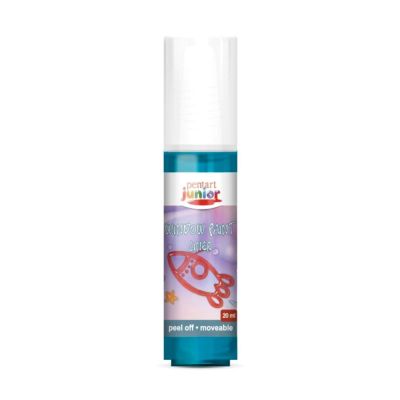 Zlupovacia farba na sklo, 20 ml, tyrkysová