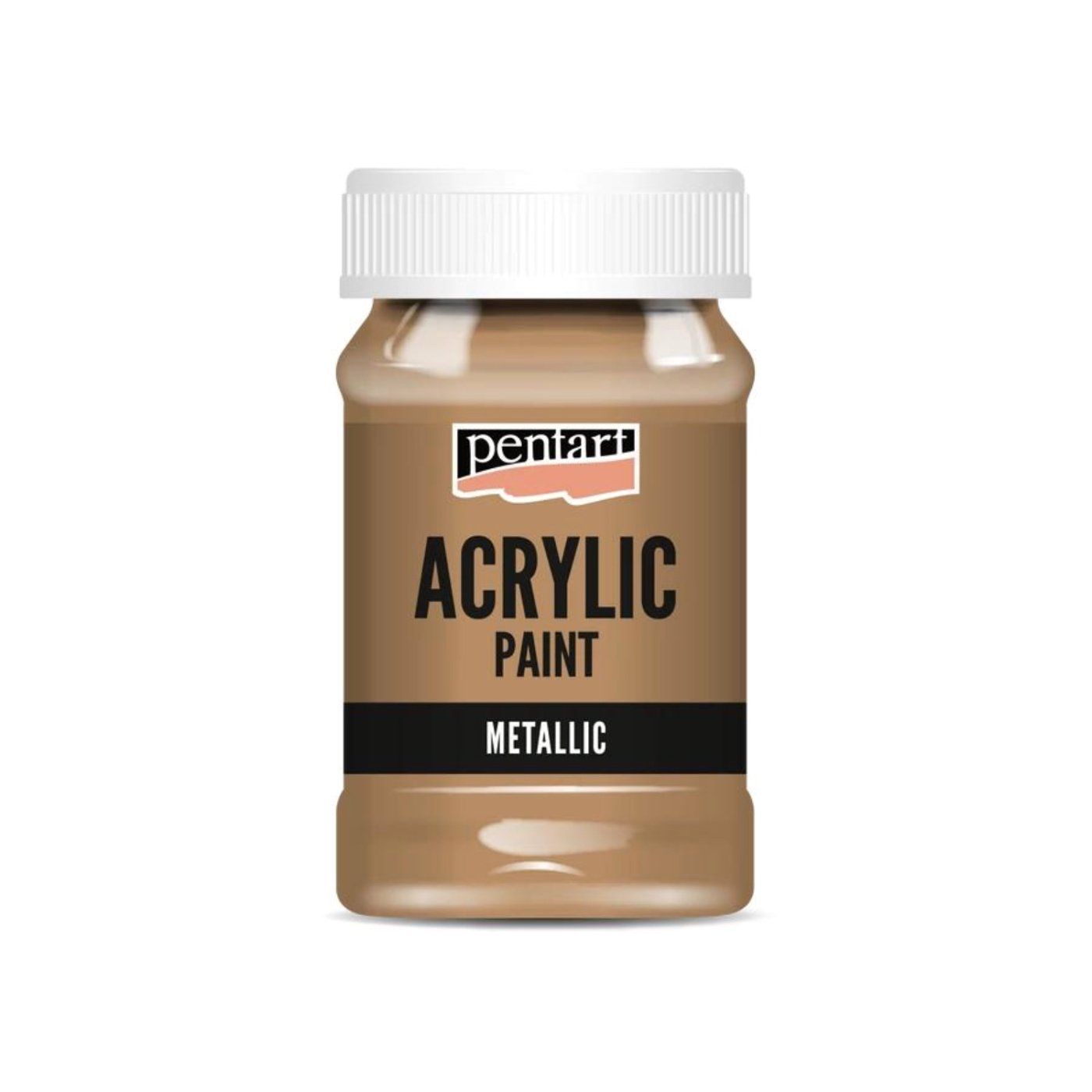 Akrylová farba 100 ml, metalická bronzová