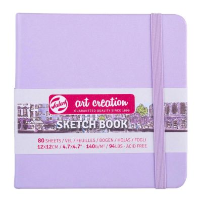 Art book, Art Creation, blok na skicovanie, 12 x 12 cm, violet