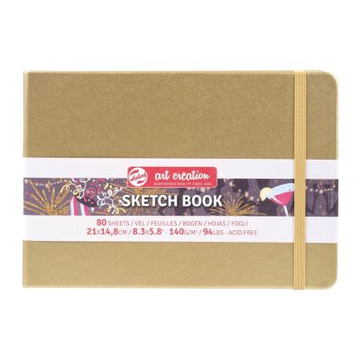 Art book, Art Creation, blok na skicovanie, 15 x 21 cm, zlatý
