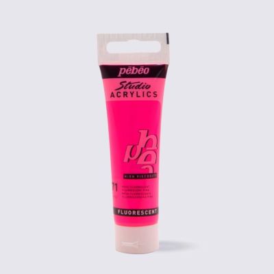 Studio Acrylics 30 ml, 371 Fluorescent Pink