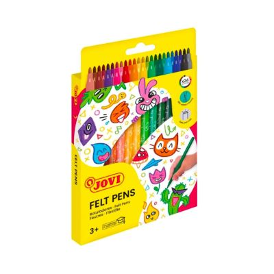 JOVI fixky tenké vyprateľné, 24 ks