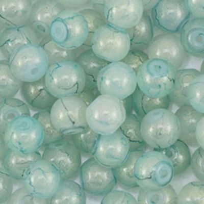 Praskačky gulička šedozelenozlatá 4 mm, 20 ks