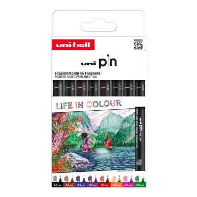 UNI PIN set 8 ks linerov Life in Colour