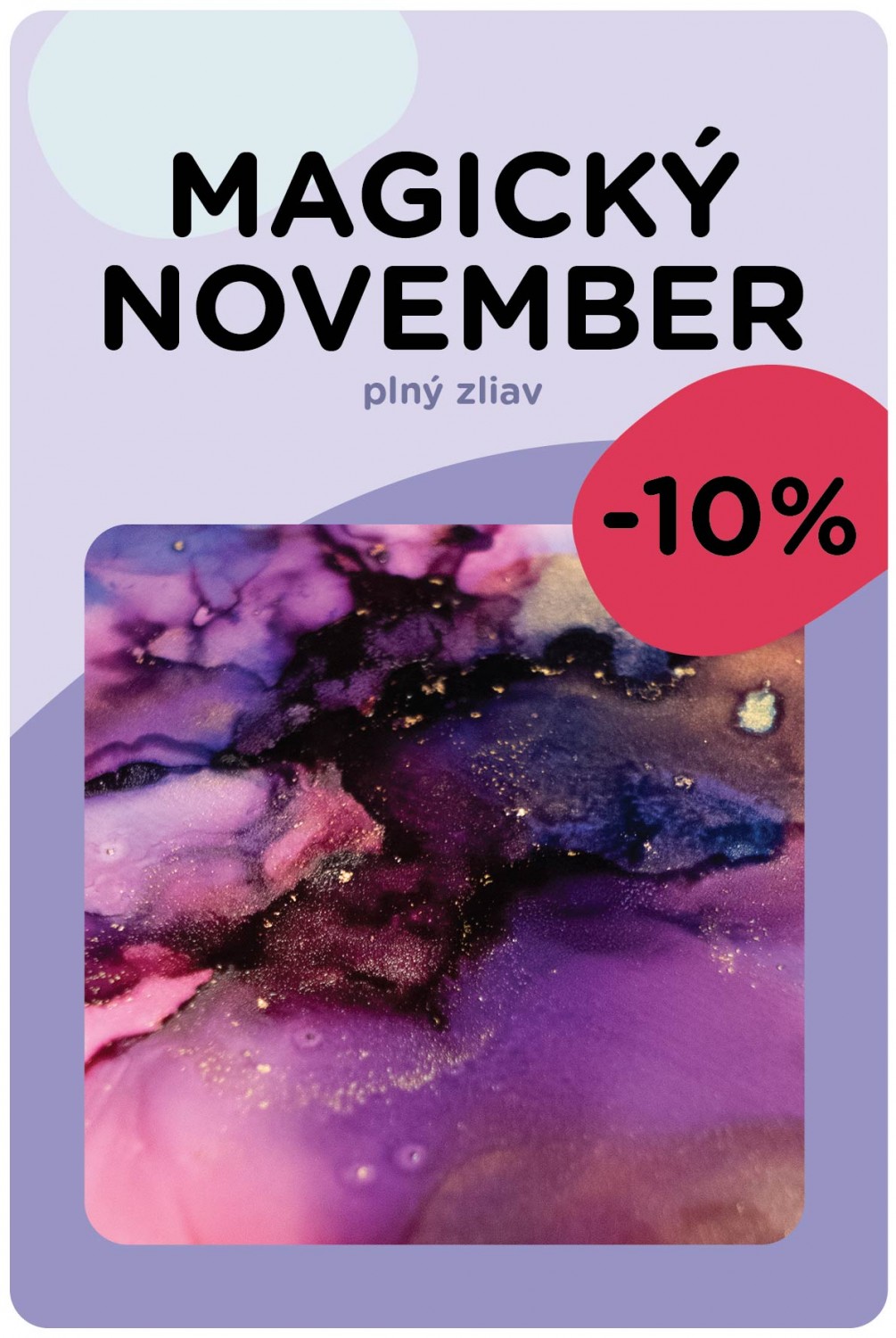 Magický november a zľava -10% na všetky kreatívne a umelecké potreby v ponuke obchodu creActive.
